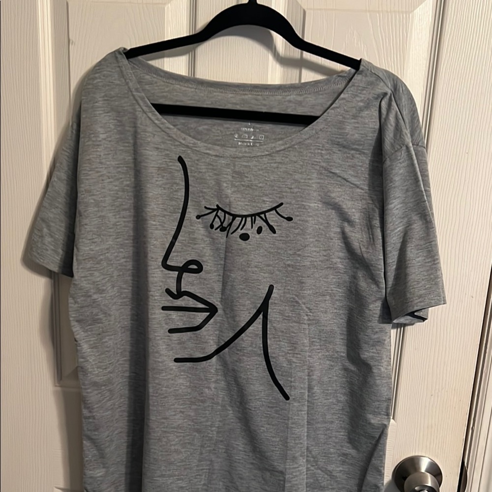Gray Graphic T-Shirt